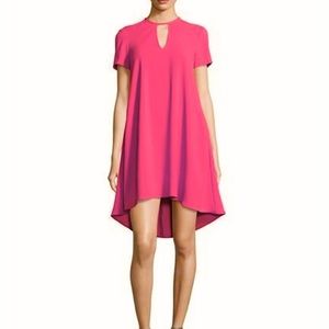 Trina Turk Floramaria mini dress in crepe with keyhole
detail - Size 8